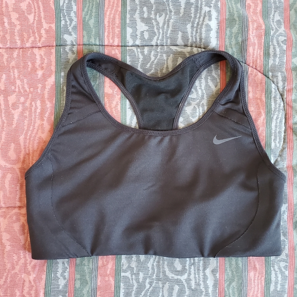 Nike Black Racerback Sports Bra